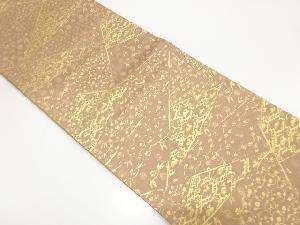 切りばめ風　名物裂織り出し　袋帯